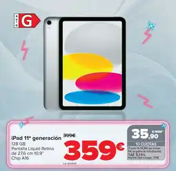 Carrefour iPad 11ª generación oferta