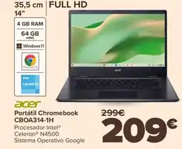 Carrefour ACER Portátil Chromebook CBOA314-1H oferta