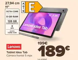 Carrefour LENOVO Tablet Idea Tab oferta
