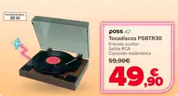 Carrefour POSS Tocadiscos PSBTR30 oferta
