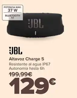 Carrefour JBL Altavoz Charge 5 oferta