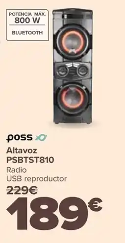 Carrefour POSS Altavoz PSBTST810 oferta