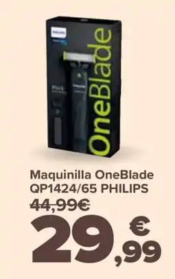 Carrefour PHILIPS Maquinilla OneBlade QP1424/65 oferta