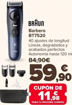 Carrefour BRAUN Barbero BT7520 oferta