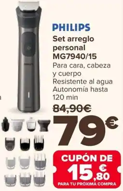 Carrefour PHILIPS Set arreglo personal MG7940/15 oferta