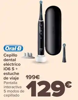 Carrefour ORAL-B Cepillo dental eléctrico i06 S + estuche de viaje oferta