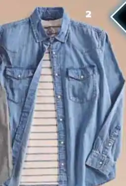 Carrefour Camisa denim S-3XL oferta