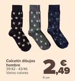 Carrefour Calcetín dibujos hombre oferta