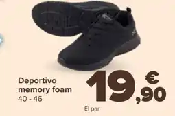 Carrefour Deportivo memory foam 40-46 oferta