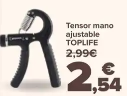 Carrefour TOPLIFE Tensor mano ajustable oferta