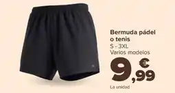 Carrefour Bermuda pádel o tenis oferta