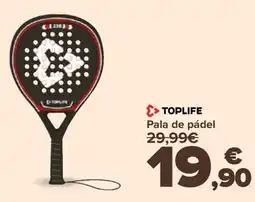 Carrefour TOPLIFE Pala de pádel oferta