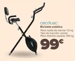 Carrefour CECOTEC Bicicleta estática oferta