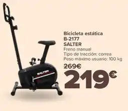 Carrefour SALTER Bicicleta estática B-2177 oferta