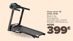 Carrefour Cinta correr T8 VITAL GYM oferta