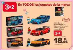 Carrefour LEGO Speed Bugatti Vision GT, McLaren W1 o Ferrari oferta