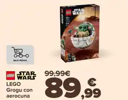 Carrefour LEGO Star wars grogu con aerocuna oferta