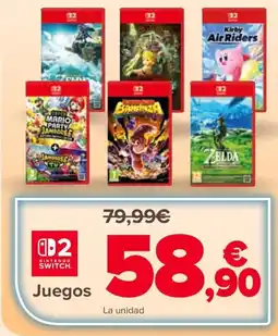 Carrefour Juegos oferta
