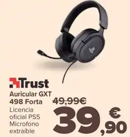 Carrefour TRUST Auricular GXT 498 Forta oferta