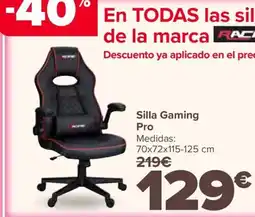 Carrefour Silla Gaming Pro oferta