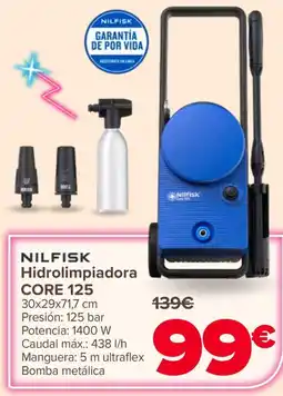 Carrefour NILFISK Hidrolimpiadora CORE 125 oferta
