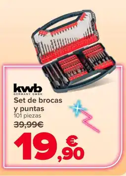 Carrefour KWB Set de brocas y puntas oferta