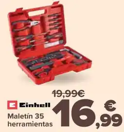 Carrefour EINHELL Maletín 35 herramientas oferta