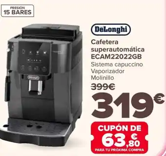 Carrefour DELONGHI Cafetera superautomática ECAM22022GB oferta