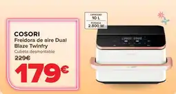 Carrefour COSORI Freidora de aire Dual Blaze Twinfry oferta