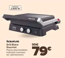 Carrefour TAURUS Grill Bistro Gourmet oferta