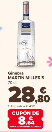 Carrefour MARTIN MILLER'S Ginebra oferta