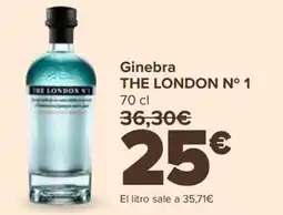 Carrefour THE LONDON N° Ginebra oferta