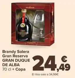Carrefour GRAN DUQUE DE ALBA Brandy Solera Gran Reserva oferta