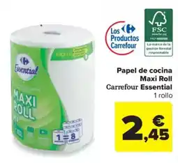 Carrefour Express Papel de cocina Maxi Roll Carrefour Essential oferta