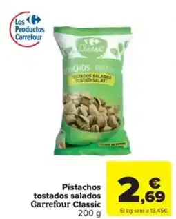 Carrefour Express Pistachos tostados salados Carrefour Classic oferta