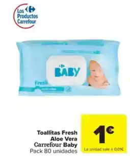 Carrefour Express Toallitas Fresh Aloe Vera Carrefour Baby oferta