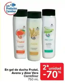 Carrefour Express En gel de ducha Frutal, Avena y Aloe Vera Carrefour oferta