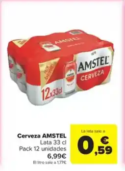 Carrefour Express AMSTEL Cerveza oferta