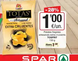 SPAR Fragadis TOSFRIT Patates fregides artesanals extra cruixents oferta