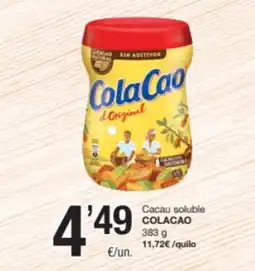 SPAR Fragadis COLACAO Cacau soluble oferta