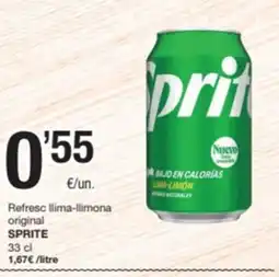 SPAR Fragadis SPRITE Refresc llima-llimona original oferta