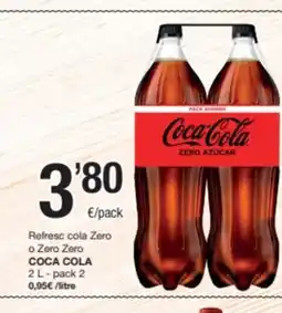 SPAR Fragadis COCA COLA Refresc cola Zero o Zero Zero oferta