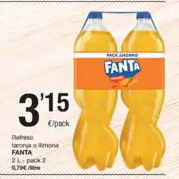SPAR Fragadis FANTA Refresc taronja o llimona oferta