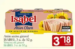 Supermercados Bip Bip ISABEL Atún aceite girasol oferta