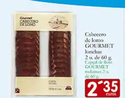 Supermercados Bip Bip GOURMET Cabecero de lomo lonchas oferta