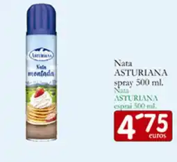 Supermercados Bip Bip ASTURIANA Nata spray oferta