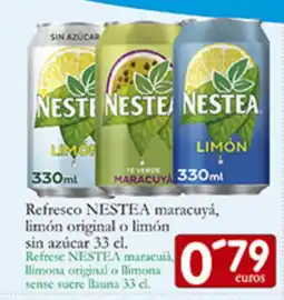Supermercados Bip Bip NESTEA Refresco maracuyá, limón original o limón sin azúcar oferta