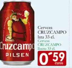 Supermercados Bip Bip CRUZCAMPO Cerveza oferta