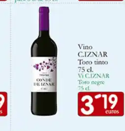 Supermercados Bip Bip C.IZNAR Vino Toro tinto oferta
