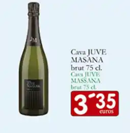 Supermercados Bip Bip JUVE MASANA Cava brut oferta